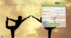 Desktop Screenshot of conscioussingles.com